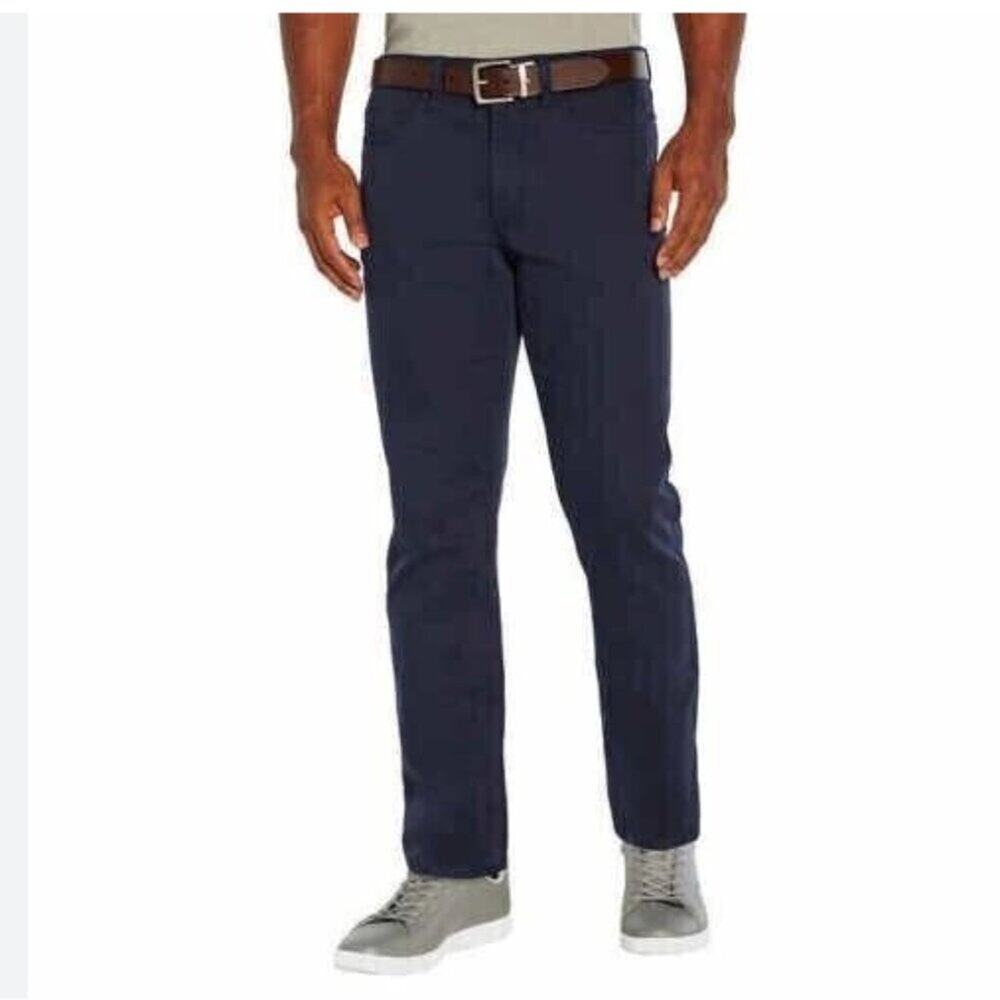 Banana Republic Navy 5 Pocket Slim Fit Stretch Fabric Pant Size 32x34